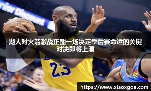 湖人对火箭激战正酣一场决定季后赛命运的关键对决即将上演